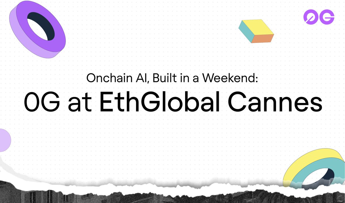 At ETHGlobal Cannes, developers explored the frontiers of verifiable AI infrastructure. From insightful keynotes to intense coding sessions, 0G was deeply involved. 

→ Over 800 participants
→ $275K in prize money

Read the full recap → 0g.ai/blog/ethglobal…