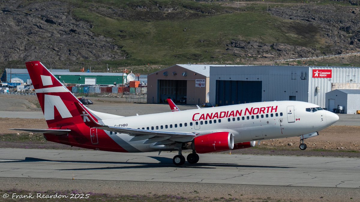 FrankReardon1's tweet image. #CFHBO Departing #Iqaluit #Nunavut on JUL.20.2025 on their way to #YOW @FlyYOW
@CanadianNorth
#B737 #YFBSpotters #YFB