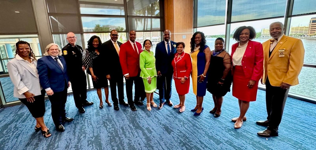 FentriceForFL's tweet image. Had a wonderful time welcoming Phi Beta Sigma Fraternity, Inc to Tampa for their 2025 Conclave! Thank you for bringing your theme of Dream BIG, Act BOLD, and Always BELIEVE to uplift so many businesses and young people in our community. It’s also always wonderful to see Elsie…