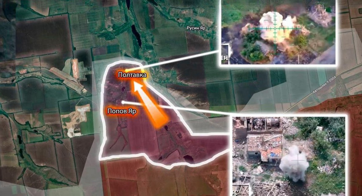 SU_57R's tweet image. 🇷🇺🇺🇦 Russian forces have entered the settlement of Poltava, along the western Kostiantynivka flank.