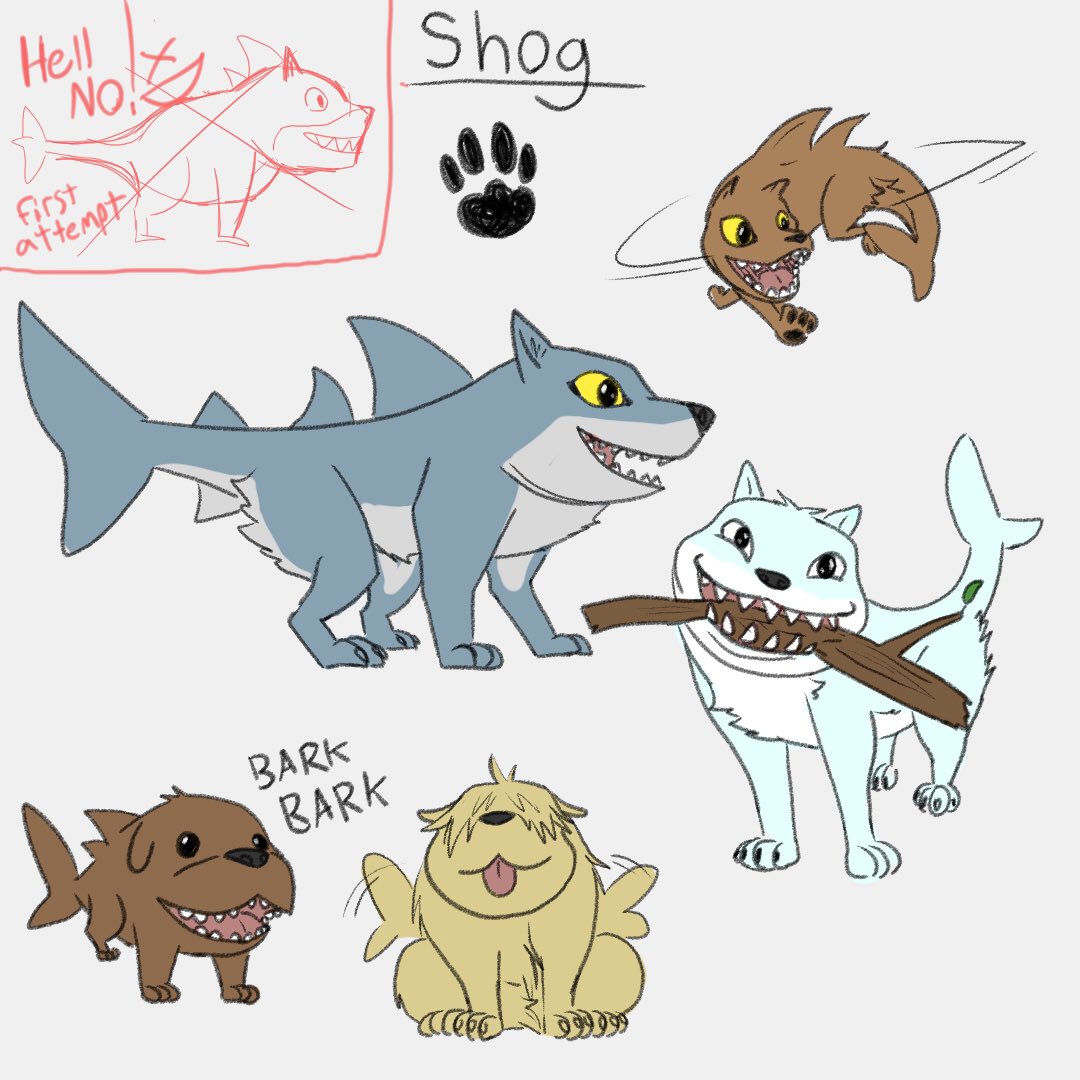 RazWulf's tweet image. Shogs 🐕🦈 bark bark, bork bork