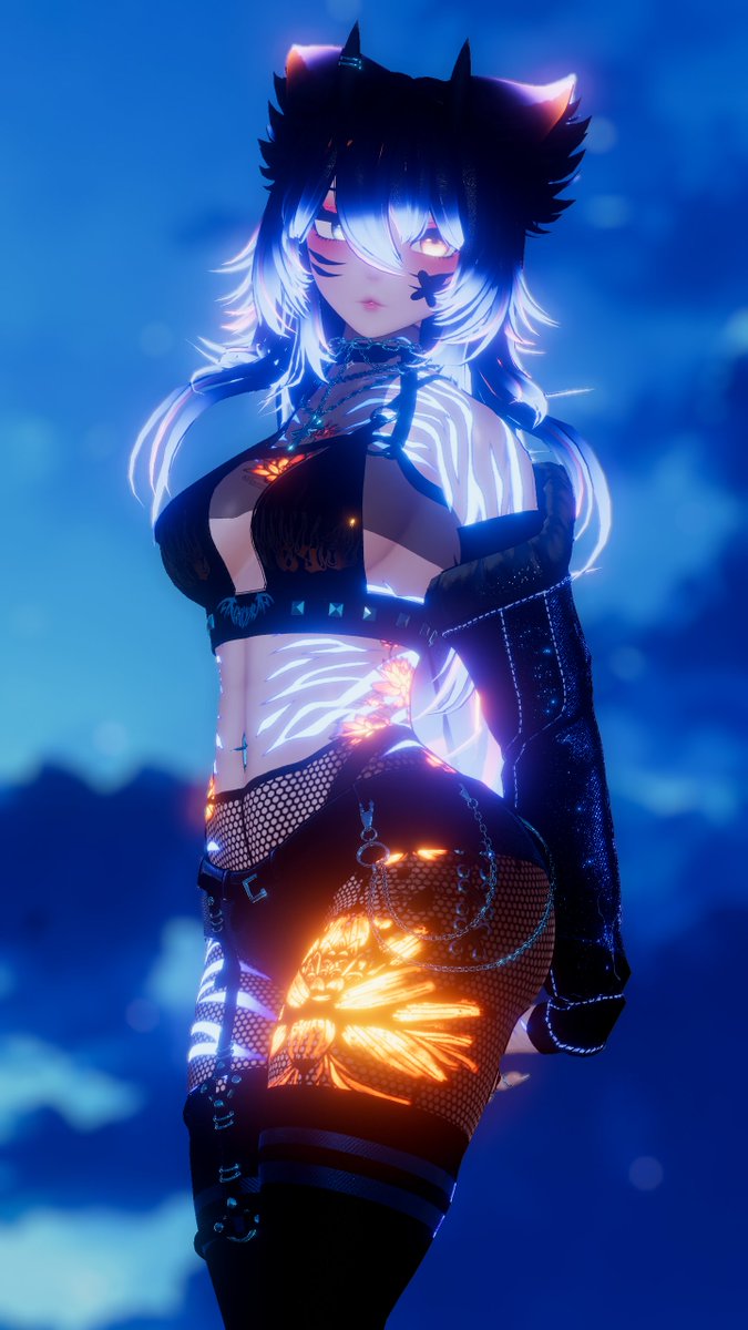 VRCSly's tweet image. Tell me something about you! 💙🧡
