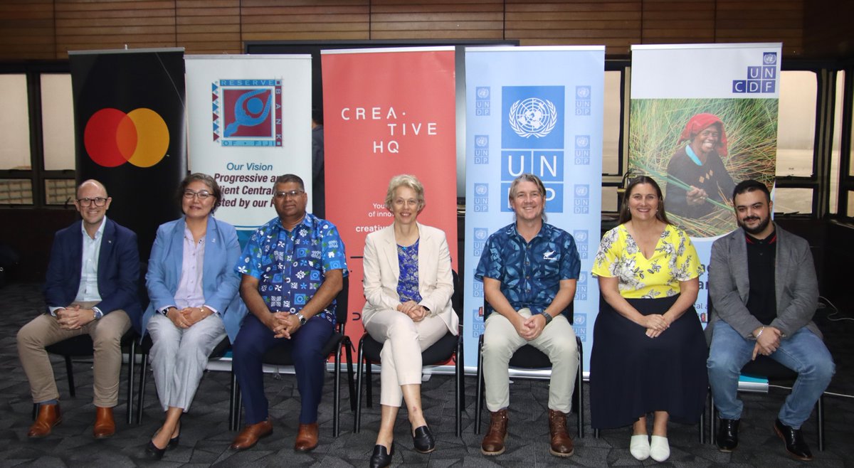 UNDP_Pacific's tweet image. 🚀 The Fiji Innovation Hub is live!
Led by @ReserveBankFiji & partners & backed by @EUPasifika, @MFATNZ & @dfat, it aims to drive innovation by offering local startups and MSMEs a forum to spark bold ideas and build a more inclusive digital economy.
📖zurl.co/e9d5G