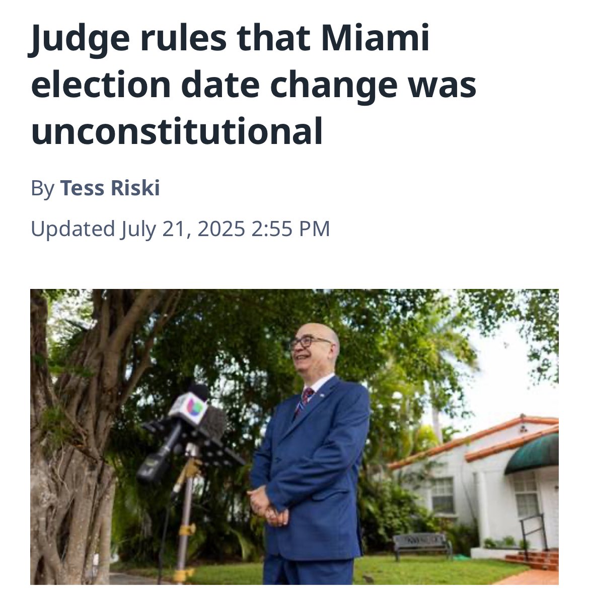 BecauseMiami's tweet image. Fun Fact: As of today, Commissioner Miguel Angel Gabela is THE ONLY elected official in the City of Miami who has NOT been adjudicated to have violated the U.S. Constitution — congratulations @MiguelGabela! #BecauseMiami