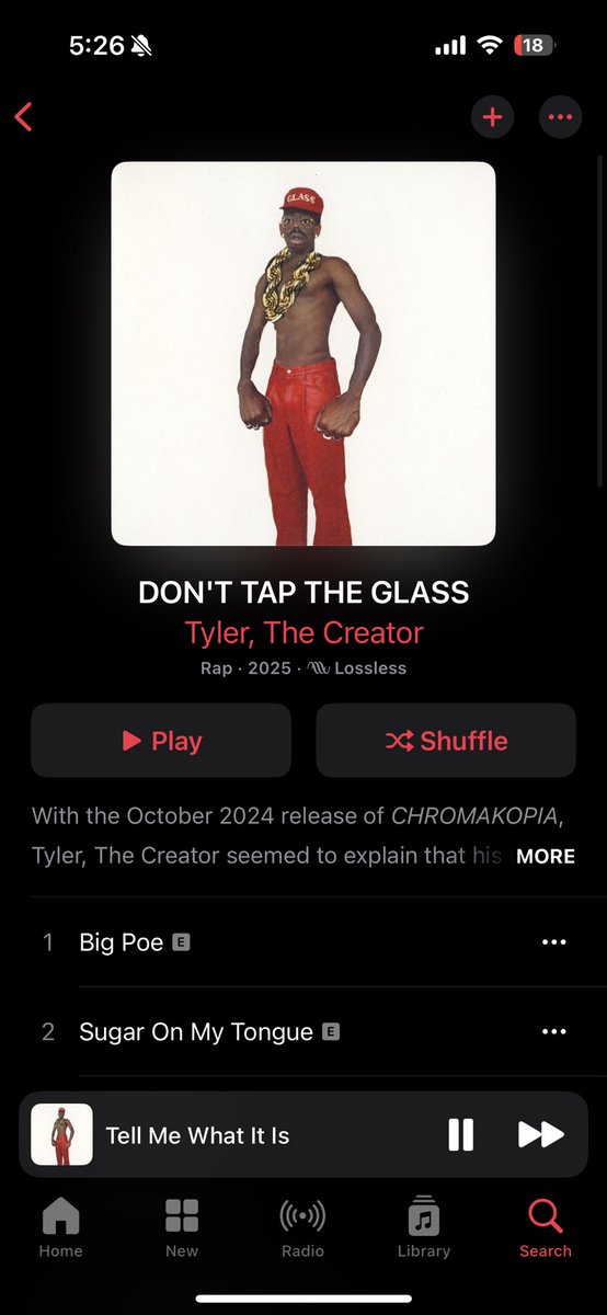 SpriteFox's tweet image. Just finished listening to don’t tap on the glass
I’m going to give it a 9/10 really good!