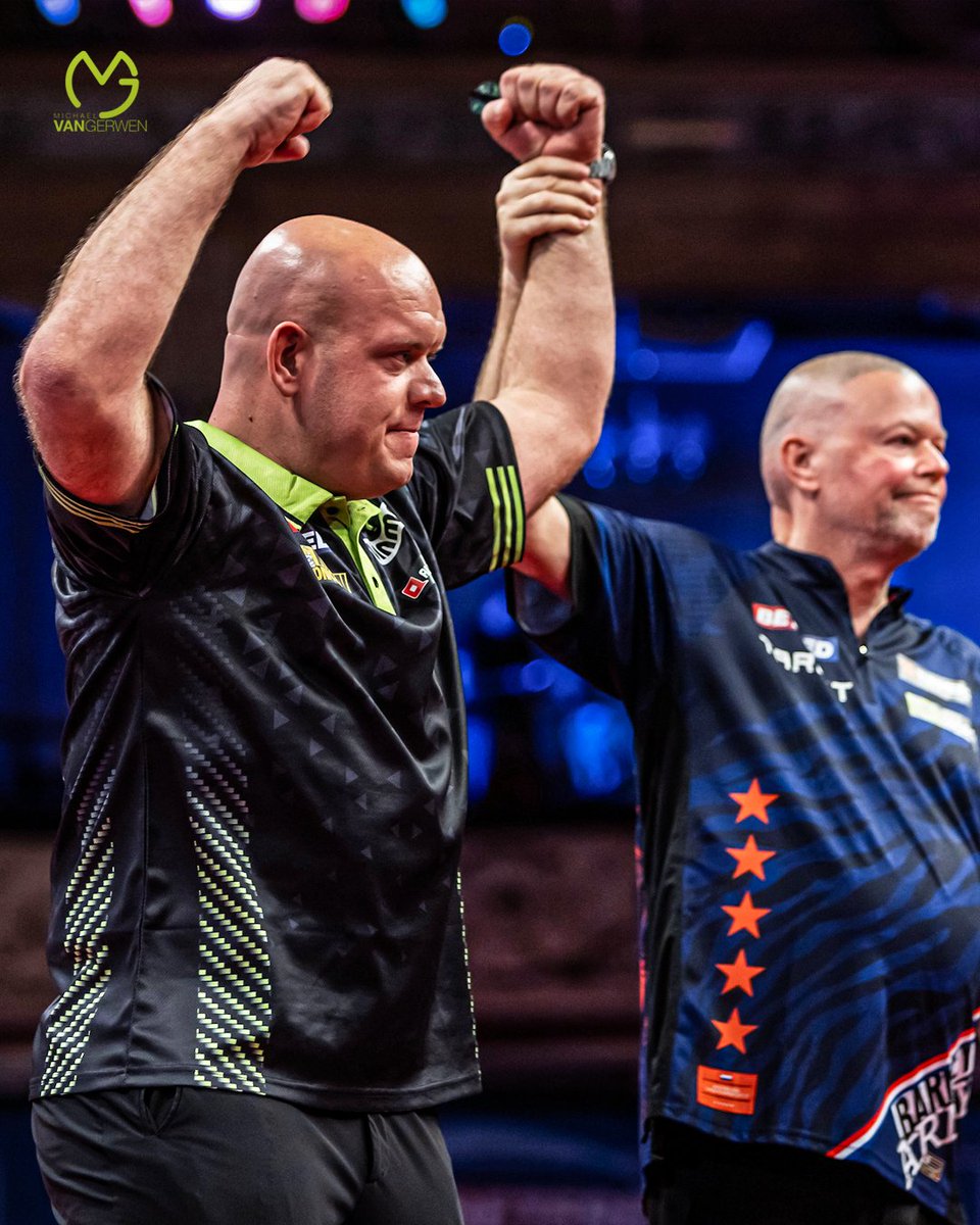 MvG180's tweet image. 𝗕𝗮𝗰𝗸 𝗮𝘁 𝘁𝗵𝗲 𝗪𝗼𝗿𝗹𝗱 𝗠𝗮𝘁𝗰𝗵𝗽𝗹𝗮𝘆. 💚
Glad to be back in this iconic venue and into the next round. Always special to face Raymond on a big stage. 🎯