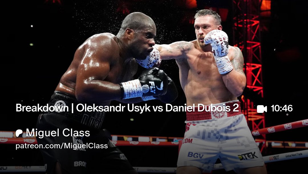MigClass's tweet image. I broke down a boxing masterclass and it's totally free to watch for everyone.