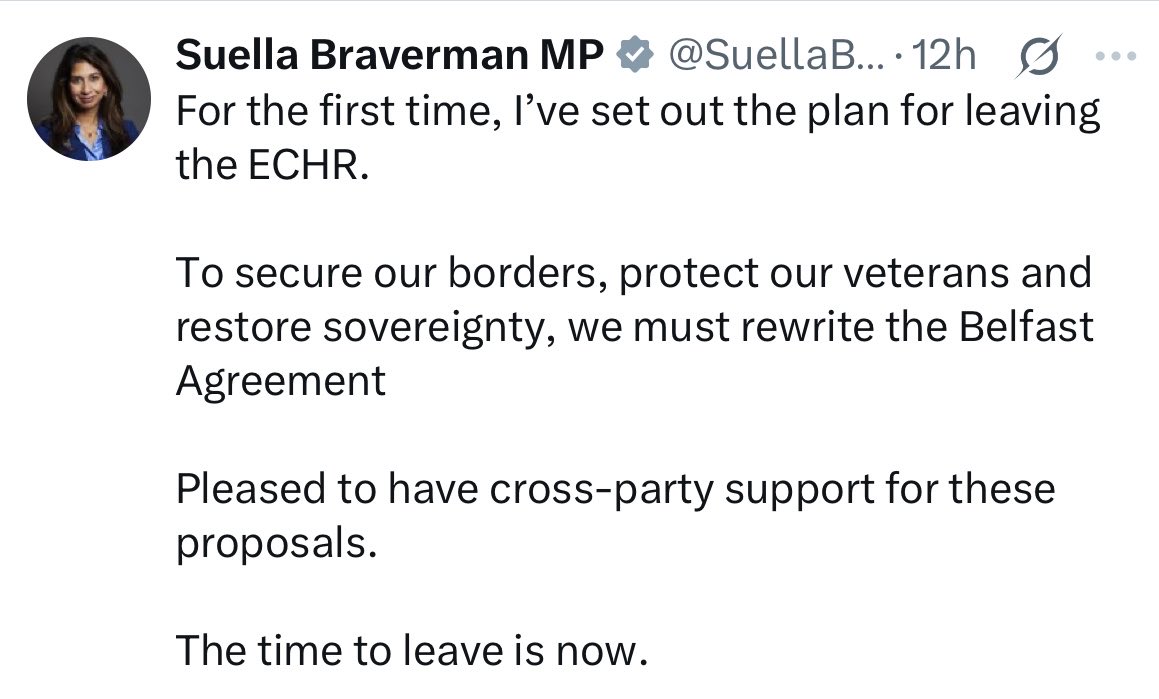 Set out a plan to leave Ireland