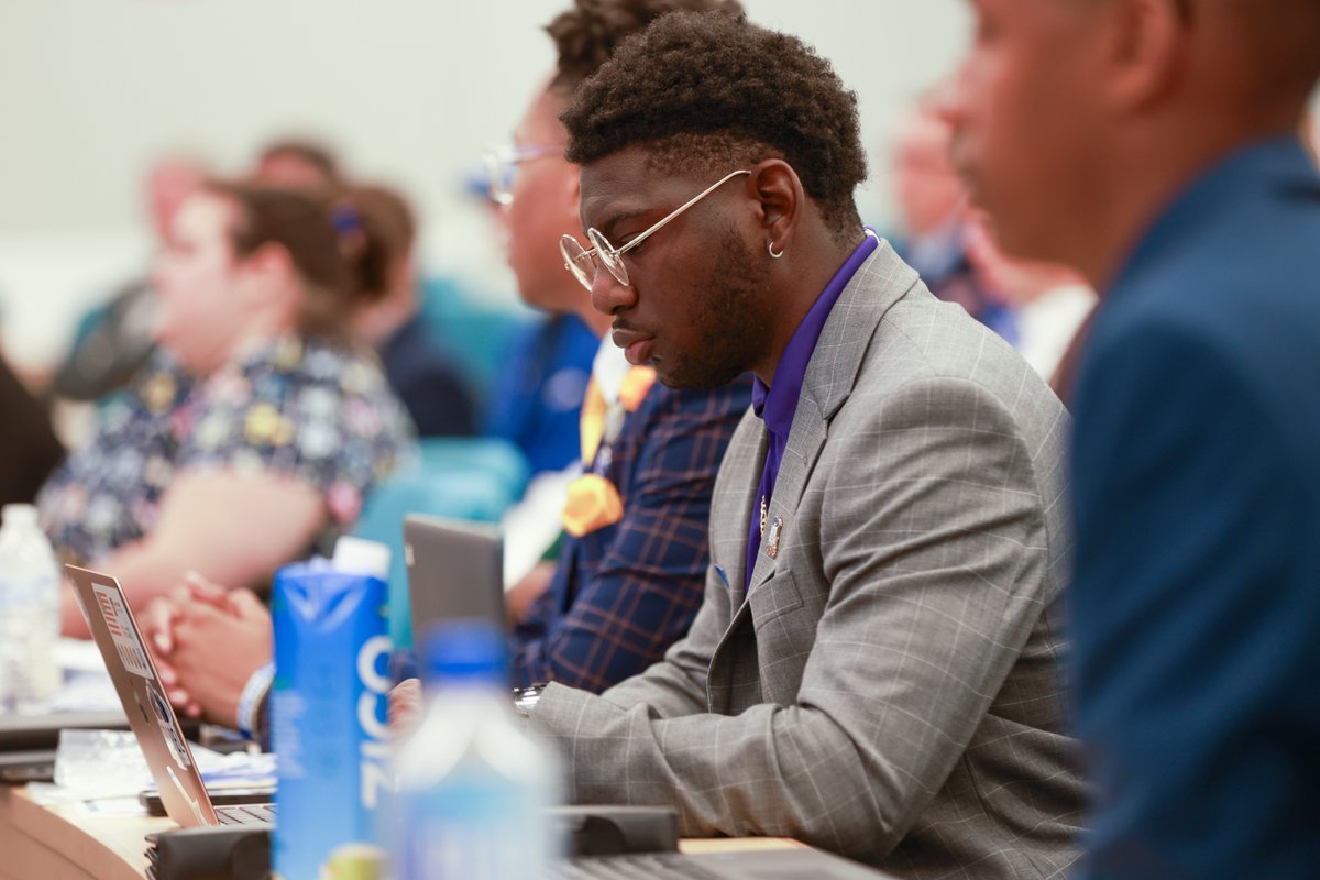 ColumbusState's tweet image. 19 of Georgia’s 26 SGA Presidents are meeting at CSU with the @BORUSG Student Advisory Council, Chancellor Sonny Perdue & President Rayfield.
They're preparing for fall with big conversations about leadership & student impact.