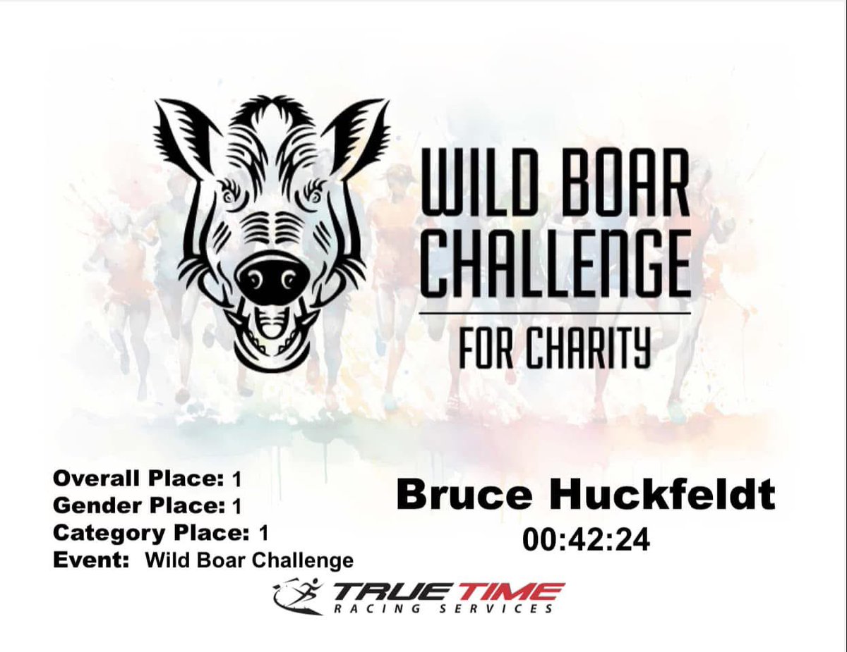 GoldMedalDad's tweet image. Out of 347 runners last year, I finished first!
On September 27th, I’m going to do it again.