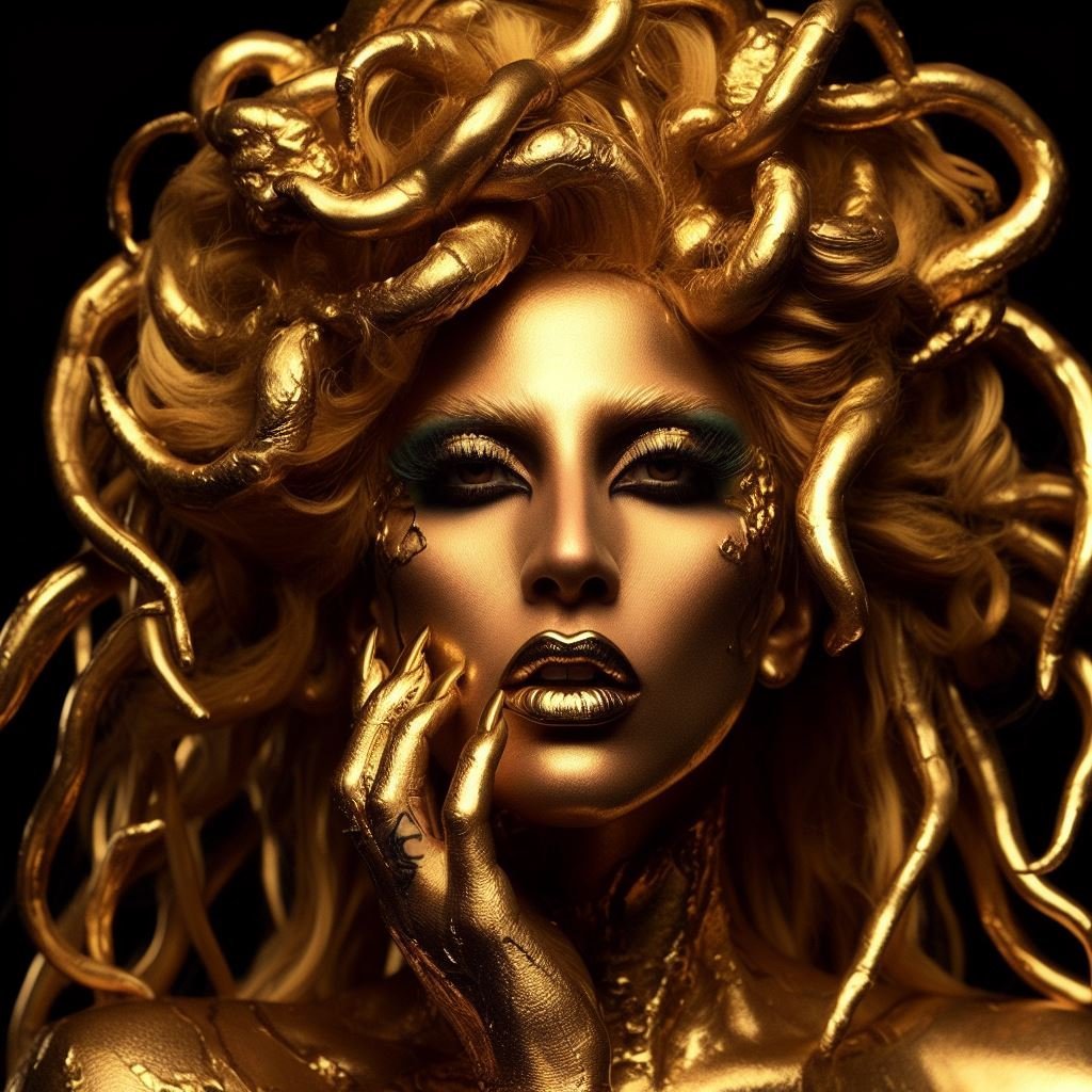 EmoJoshy1's tweet image. Imagine if ARTPOP Act II was focused on the dark side of Greek mythology and instead of Aphrodite, Lady Gaga's alter ego was Medusa.
The Mistress of Mayhem would have a sister 🐍🖤