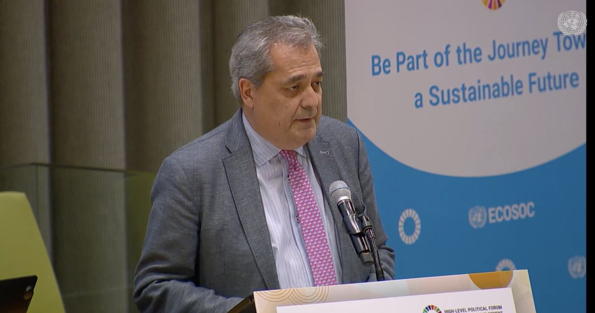 SDG16Plus's tweet image. 📣 Statement presented by H.E. Mr. Juan José Quintana Aranguren, @MisionONUCol at #HLPF20254 on behalf of the Pathfinders member states, co-facilitated by Colombia 🇨🇴 and & @ROK_Mission.🇰🇷
Read & watch the full statement 📜: sdg16.plus/resources/join…
#SDGs #SDG16