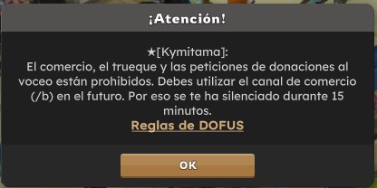 AndresSuanrez's tweet photo. @Samtiy_Dofus @ES_DOFUS @MishurraDofus  Osea Dofus como esperas que venda todas mis cosas por un comercio de cada 4 minutos que tiene límites de objetos  y me prohibes hablar por general es un sin sentido encerio solo pierdes cada vez más comunidad que si le gusta el juego https://t.co/5gf0qcS9Vh