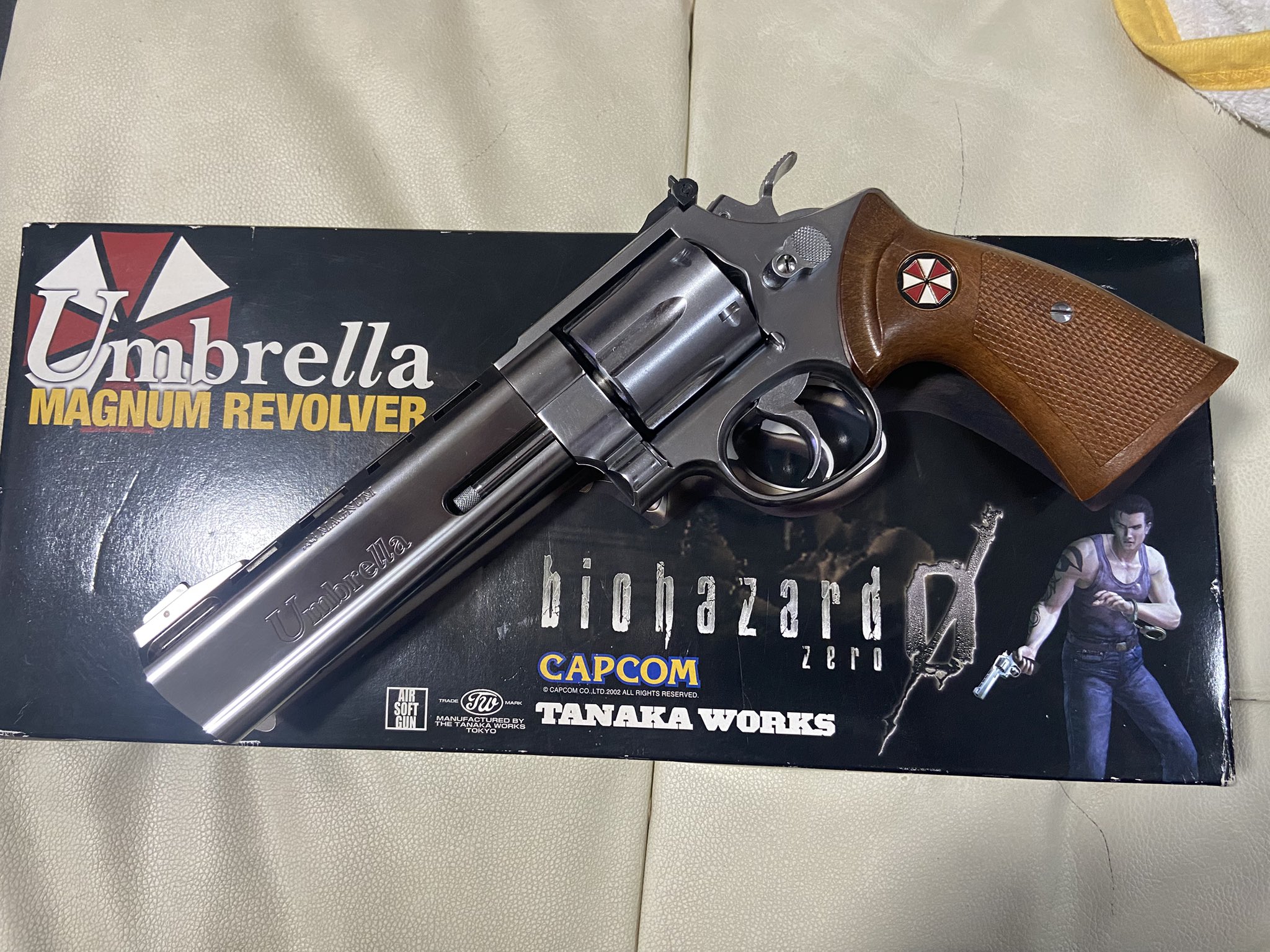 タナカ　アンブレラリボルバー  バイオハザード　6インチ　ガスリボルバー タナカ】アンブレラマグナム 6in バイオハザード