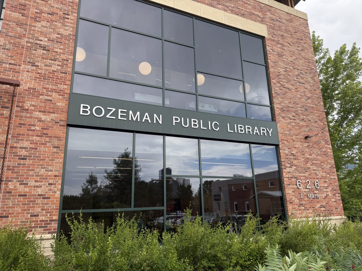McFaul's tweet image. Spent a good chuck of the day at the fabulous Bozeman Public Library.