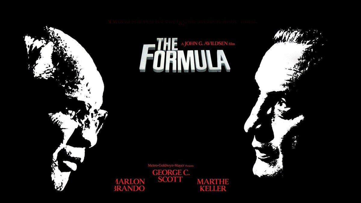 SelectWomanTaft's tweet image. The Formula was a big deal in 1980 ‘cause it paired the two biggest stars in the world, and they are a hoot.
So-so murder mystery from the director of Neighbors.
Co-starring Senator Geary, the broad from Marathon Man, and Rostov from Invasion USA.
👵🏼🍿⛽️