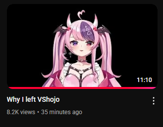 -Ironmouse is leaving VSHOJO
-Ironmouse is owed a significant amount of funds
-VSHOJO owes over half a million to the Immune Deficiency Foundation
-VSHOJO did not pay the chairty the 515k raised from her last subathon a year ago.
-She is a independent VTuber now
GO SUPPORT MOUSY!