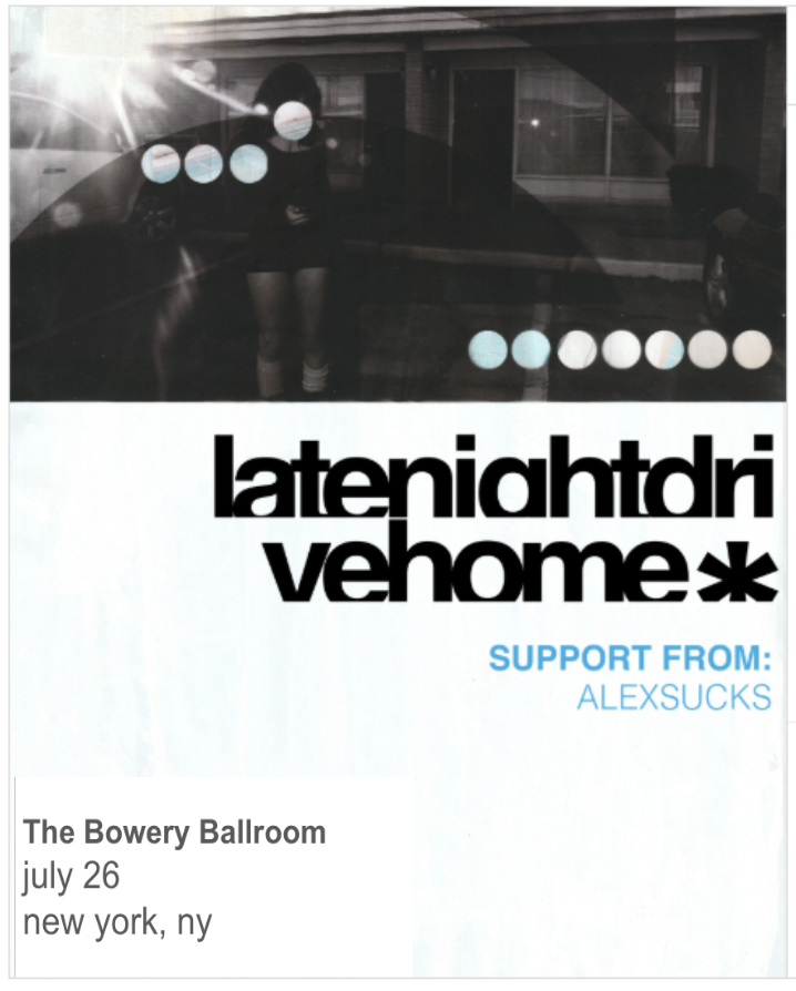 RoughTradeUS's tweet image. GIVEAWAY
We're giving away tickets to see Late Night Drive Home on July 26th at Bowery Ballroom!
Follow us & tag a friend to enter ⭐️