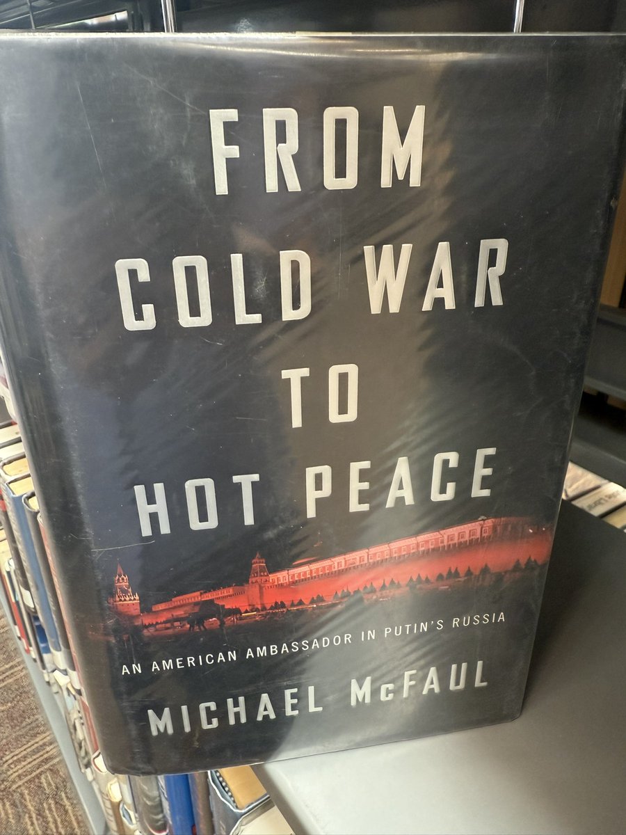 McFaul's tweet image. The Bozeman Public Library has books from local authors . Love it!