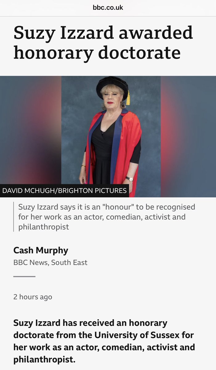 JamesEsses's tweet image. Here is the @BBCNews referring to Eddie Izzard, a man, as “she”.
Our national broadcaster continues to throw journalistic integrity under the bus to appease a dangerous ideology.