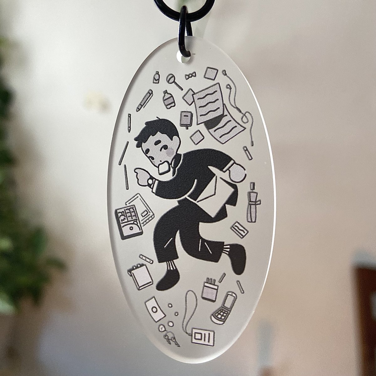 maniisda's tweet image. I also restocked the salaryguy charms. I made them frosted this time and I like how they turned out ๐ผ