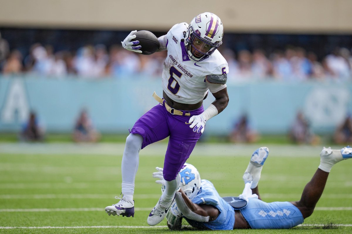 LHRubama's tweet image. James Madison RB George Pettaway (Nansemond-Suffolk) and Old Dominion LB Koa Naotala (Woodside) were named Preseason All-Sun Belt Conference. Pettaway, pictured, was named to the 1st team on offense and 2nd team on special teams. Naotala was named to the 2nd team on defense