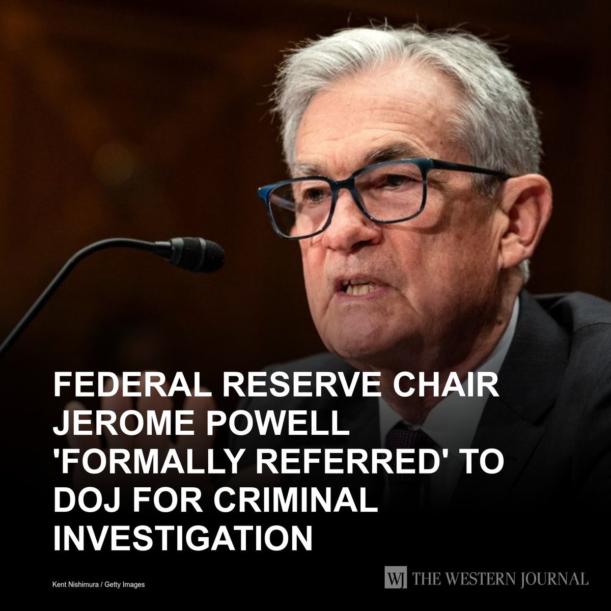 WesternJournalX's tweet image. The simmering rivalry between Federal Reserve Chairman Jerome Powell and MAGA "formally" escalated on Saturday. And, perhaps surprisingly, President Donald Trump -- not exactly a fan of Powell's -- is not the one leading this particular charge. In a move… w-j.co/s/a150c