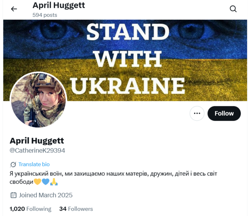 ScamBustersHQ's tweet image. 📢Impersonator alert
⭕️REAL (@AprilHuggett)
❌FAKE @ CatherineK29394 (x.com/i/user/1903758…)
‼️Click on (X User ID)‼️
👉Report Privacy (Threatening share; someone else's) + Impersonation & BLOCK. "Restricted" or "protected" account➡️click 3 dots.
❤️& RT♻️if you like our work