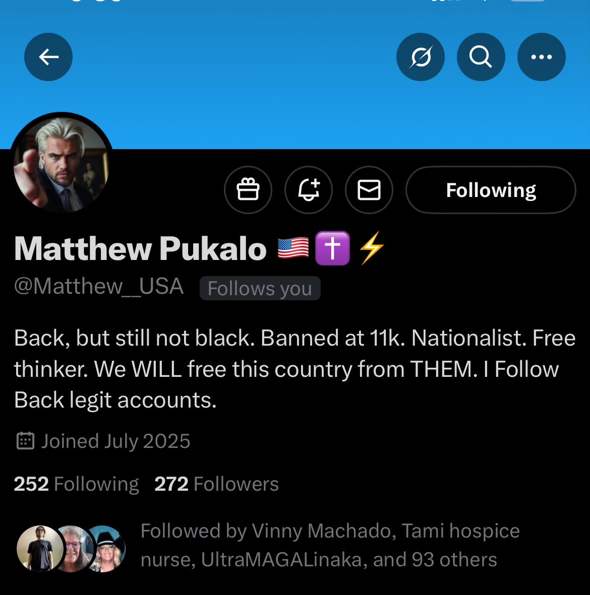 Whatevs33's tweet image. I’ve literally known Matthew forever. He’s starting over and he’s a great friend. @Matthew__USA
Please consider giving him a follow!