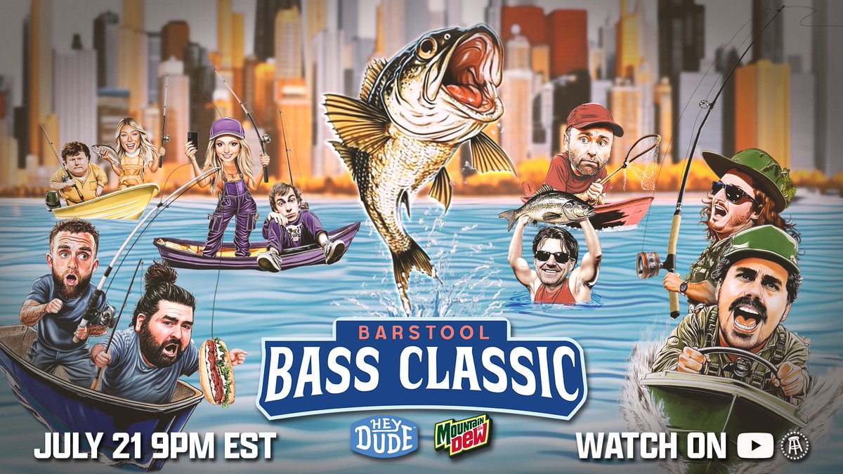 StoolOutdoors's tweet image. Not much longer!! TONIGHT AT 9 EST The 1st Barstool Bass Classic champion will be crowned!! Who do you think is taking home the $10,000 cash prize??