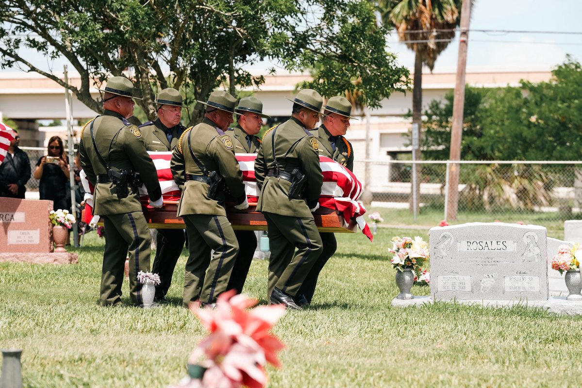 USBPChief's tweet image. Today, we don’t just mourn a Border Patrol agent, we honor a hero. He gave everything- without pause, without fear- to save his children. Supervisory Border Patrol Agent Eric Cespedes (EOD: 3/11/2008- EOW: 7/11/2025), your sacrifice will never be forgotten. #HonorFirst