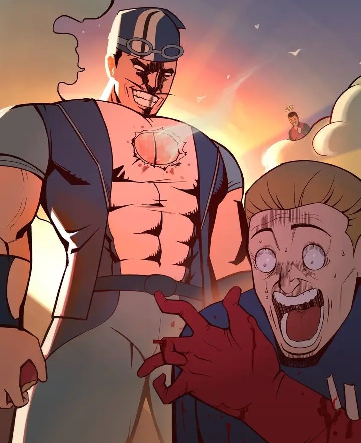 SaySay309's tweet image. Ya estoy cansada de escuchar que Homelander no le gana a nadie. Pasen personajes a los que sí pueda vencer.
Art: @Bonnymama7