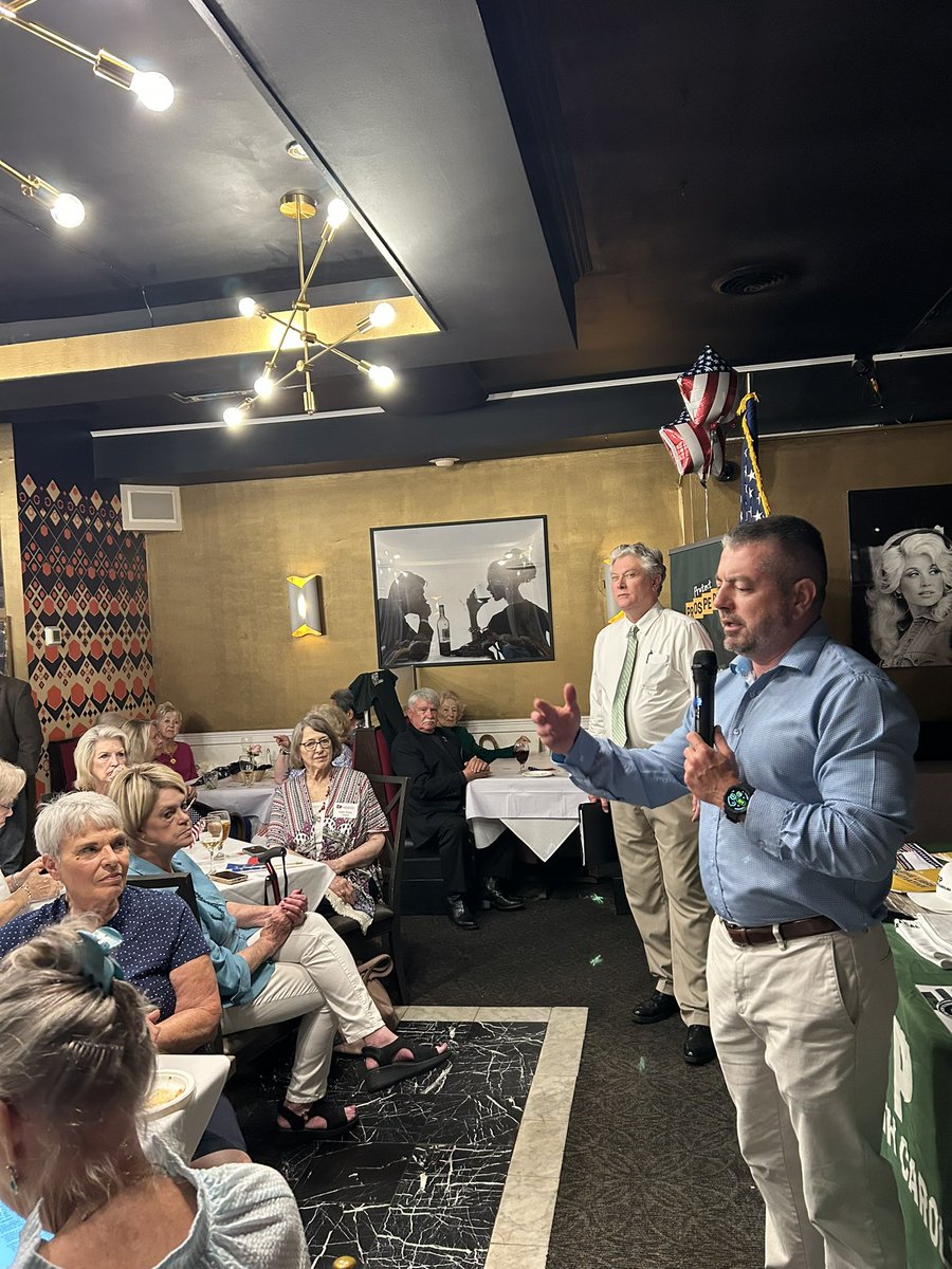 _Abdulrah_'s tweet image. Had a great time talking to the @ggrwc1 about the passage of the #OBBB and how this great win for our state and country is just what we need as we approach the 250th anniversary. Excited to bring the great work the Triad has done to the Triangle #ncpol