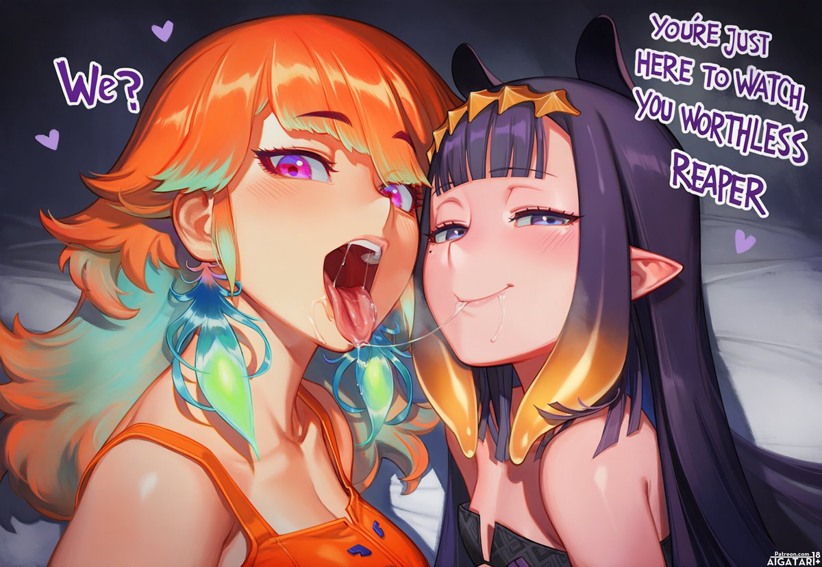 AiGatari's tweet photo. Futa Ina x Kiara! Cuckold Mori | NTR | Futa | HoloLive | https://t.co/w2VOoIqvk2
