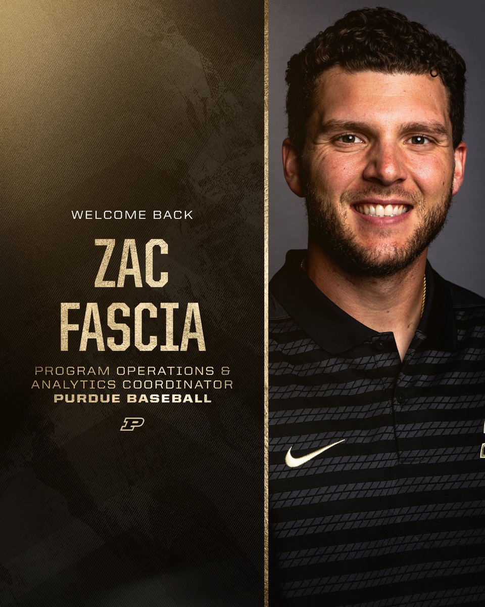 PurdueBaseball's tweet image. Coaching Staff Complete for the School Year Ahead
🚂 Welcome Back to alum Zac @Fascia15, a 3-year starting catcher for Purdue.
🚂 Welcome Aboard to Jimmy Brenneman. @JBren16 is 2-time NJCAA Region Coach of the Year & played for Greg Goff at Campbell.
📰 boile.rs/BSBhires25