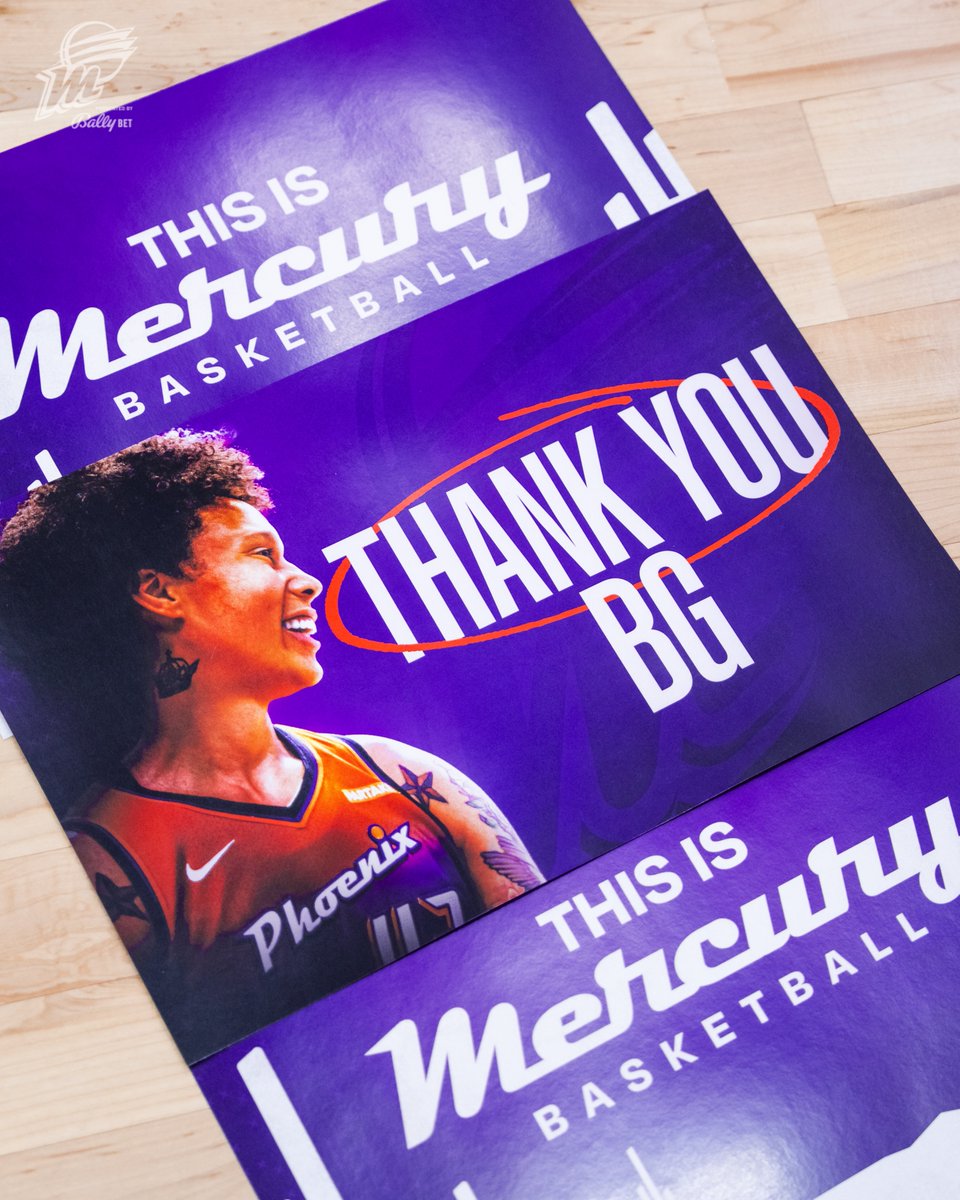 PhoenixMercury's tweet image. What started as a rookie ended with a legacy. Always love in The Valley for BG 🧡
The first 5,000 fans will receive this placard to welcome back BG in her return to Phoenix!
Get your tickets here for Originativ Night brought to you by @PlayAtGila !
🎟️ bit.ly/46EZ1Oy