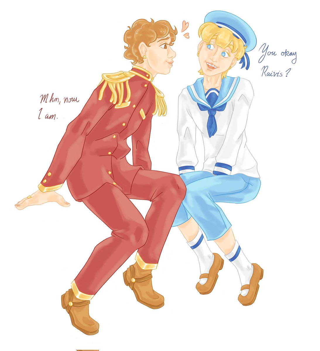 _jelloholic's tweet photo. My decade long Hetalia obsession makes a brief comeback. Here's a drawing of my otp
#hetalia #aphlatvia #aphsealand #sealat #aphsealat https://t.co/9N7gTDh5iS