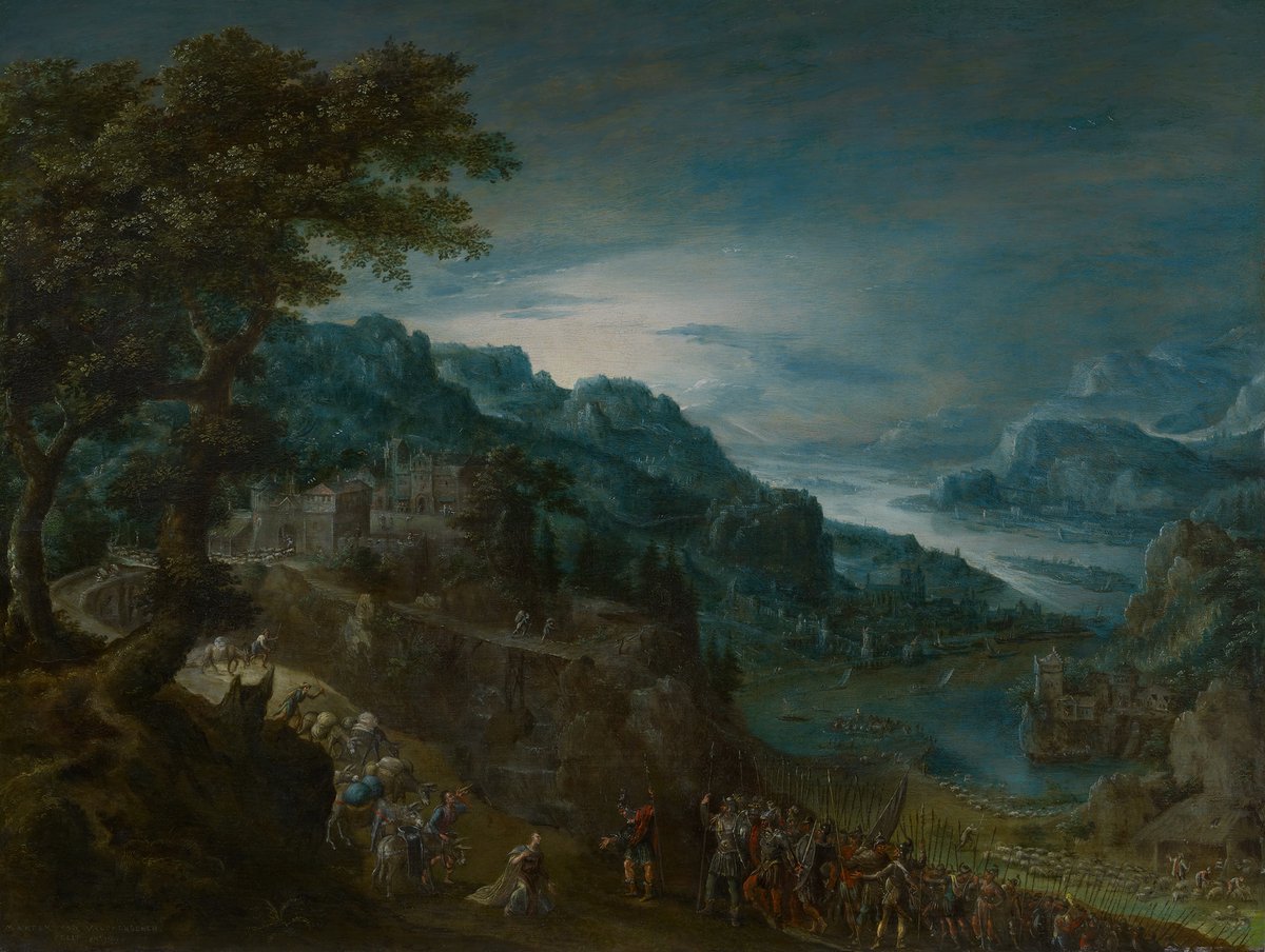 brianpmoats's tweet image. The Reconciliation of Jacob and Esau (1595)
Marten Van Valckenborch
(Dutch, 1534-1612)
