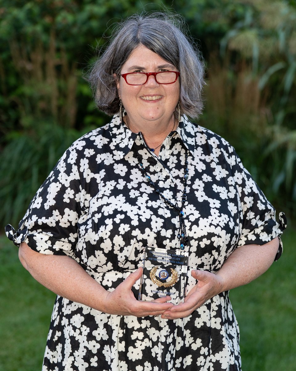 Congratulations to Ouita Michel '87 AS, one of our 2025 Distinguished Service Award winners! A chef, restaurateur, author and food advocate, Michel is regarded as Kentucky's go-to authority on local food and agriculture culture. 

To read more visit ukalumni.net/2025AwardWinne…!