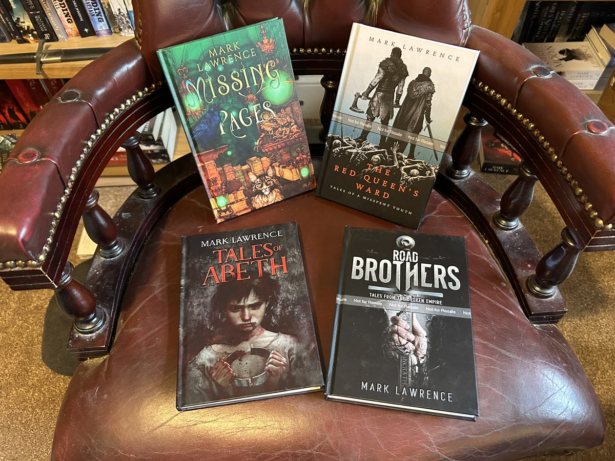 Mark__Lawrence's tweet image. Four of my trilogies have short story collections to go with them.
I'm considering special editions of these.
Road Brothers would be first and I have quite a few new Jorg stories to add in.