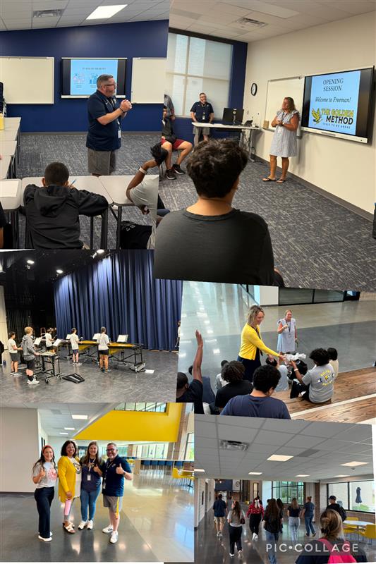 Lauren Garner (@laurenrgarner) on Twitter photo Its starting to get busier around here! Today we had students on campus for Band, our Golden Method with <a href="/MrNesossi/">Dax N. Nesossi</a>, and new staff came to take a tour. It's great to see our Golden Eagles gearing up for a new year! #Fly2Gether #BeAbove <a href="/GoldenFHSEagles/">Freeman High School</a> Its starting to get busier around here! Today we had students on campus for Band, our Golden Method with <a href="/MrNesossi/">Dax N. Nesossi</a>, and new staff came to take a tour. It's great to see our Golden Eagles gearing up for a new year! #Fly2Gether #BeAbove <a href="/GoldenFHSEagles/">Freeman High School</a>