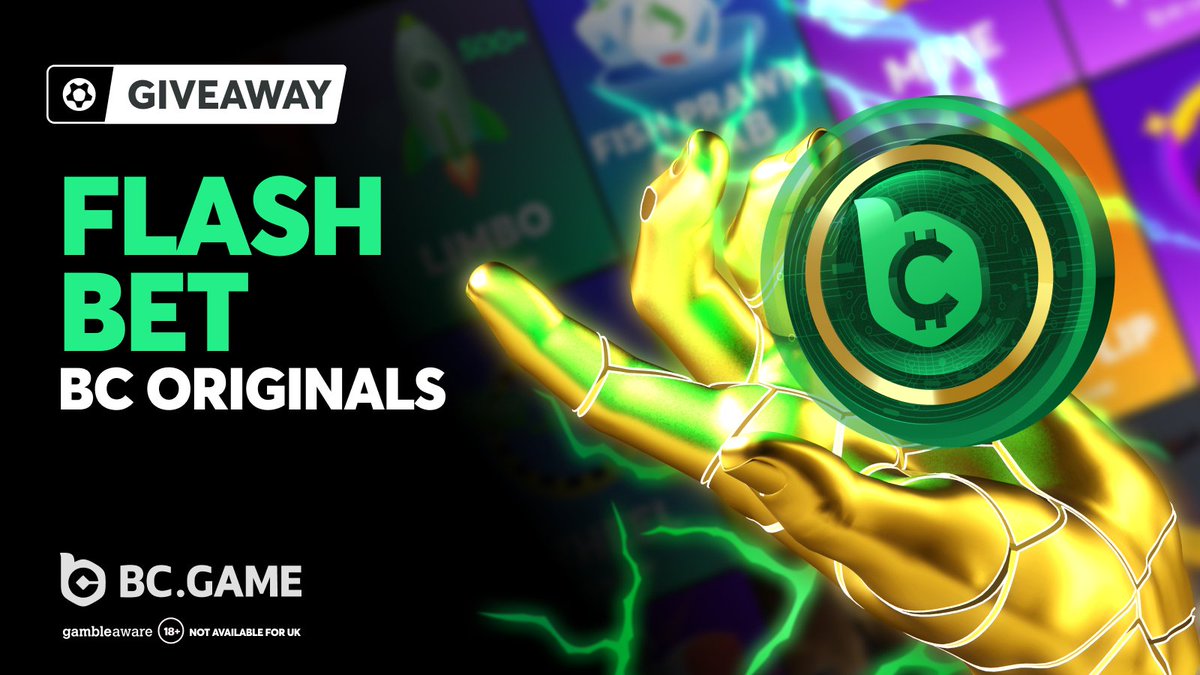 BC.GAME (@bcgame) on Twitter photo ⚡️ FLASH BET CHALLENGE — BC ORIGINALS ⚡️
Place a $5+ bet using $BC Token on any BC Original game.
🤑First 20 replies score $5 each — speed pays.
To enter reply with:
1️⃣ Valid Bet link + Screenshot
2️⃣ Your BCGAME User ID
3️⃣ Follow <a href="/bcgamecoin/">BCGame Coin</a>
Play now: bcg.bet/BC-Originals ⚡️ FLASH BET CHALLENGE — BC ORIGINALS ⚡️
Place a $5+ bet using $BC Token on any BC Original game.
🤑First 20 replies score $5 each — speed pays.
To enter reply with:
1️⃣ Valid Bet link + Screenshot
2️⃣ Your BCGAME User ID
3️⃣ Follow <a href="/bcgamecoin/">BCGame Coin</a>
Play now: bcg.bet/BC-Originals