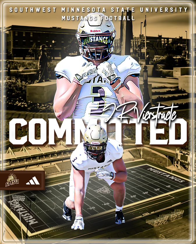 JrVierstraete's tweet image. Committed! Proud to continue my academic and athletic career as a Mustang at SMSU! Grateful for the opportunity and all the love & support along the way! #LetsRide @SMSUfootball @CoachSUnderwood @CoachBull16 @Coach_Charles89 @CoachB_U
@MHSTigerFtball @tbahlmann65