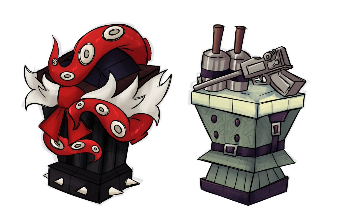 miss_misimo's tweet image. Doodle, Relics

Also, small challenge,for skullgirls ocs, inserts or anything, 
Design a concept of how their relic would be ^^
Here the &quot;cephalopod relic&quot; and the &quot;special forces relic&quot; ^^