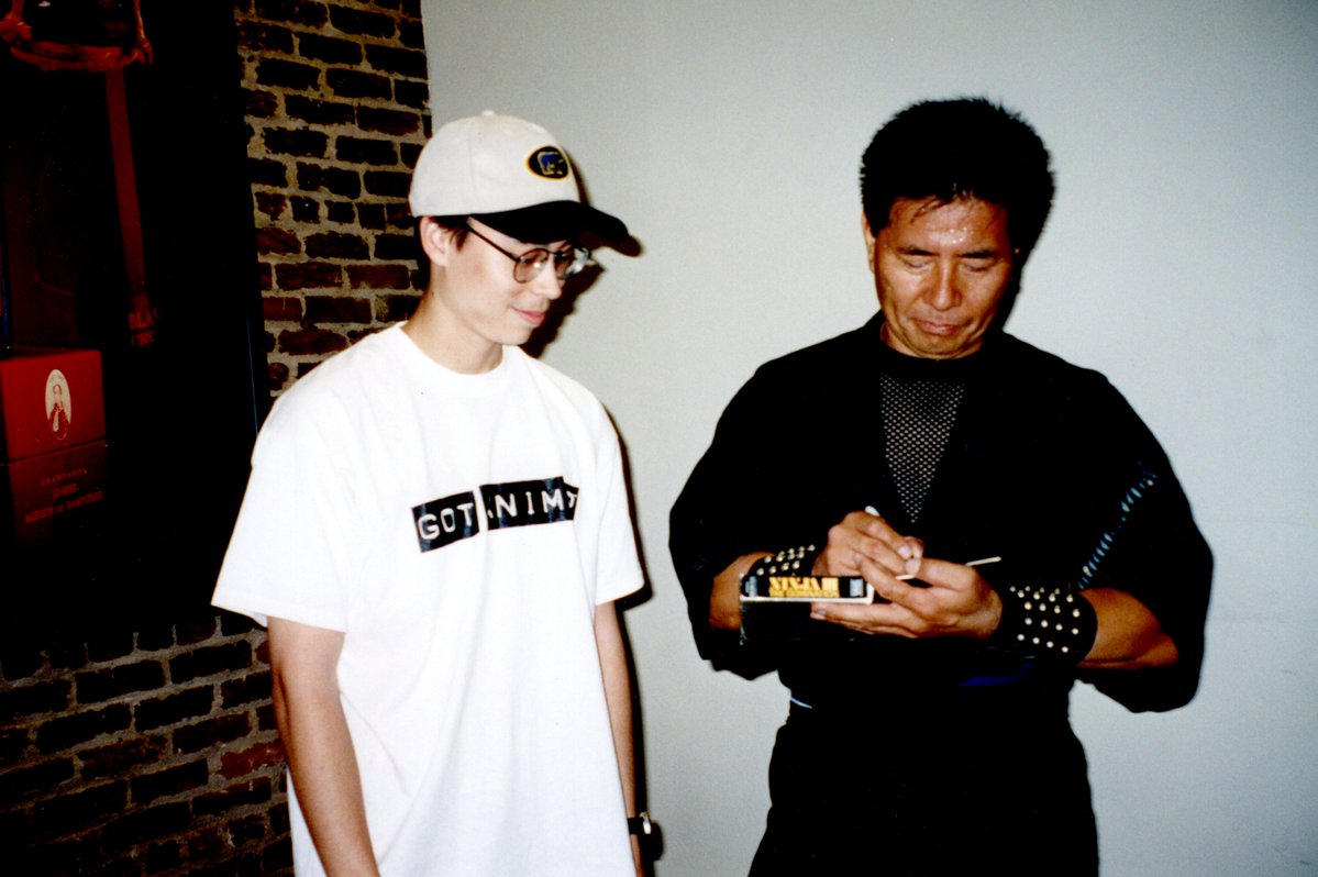 frostman007's tweet image. Was recently watching the re-release of Enter the Ninja and was reminded of the time I got a chance to hang out with Sho Kosugi. I got the double pleasure of having him sign my VHS copy of Ninja III AND put me in a headlock.