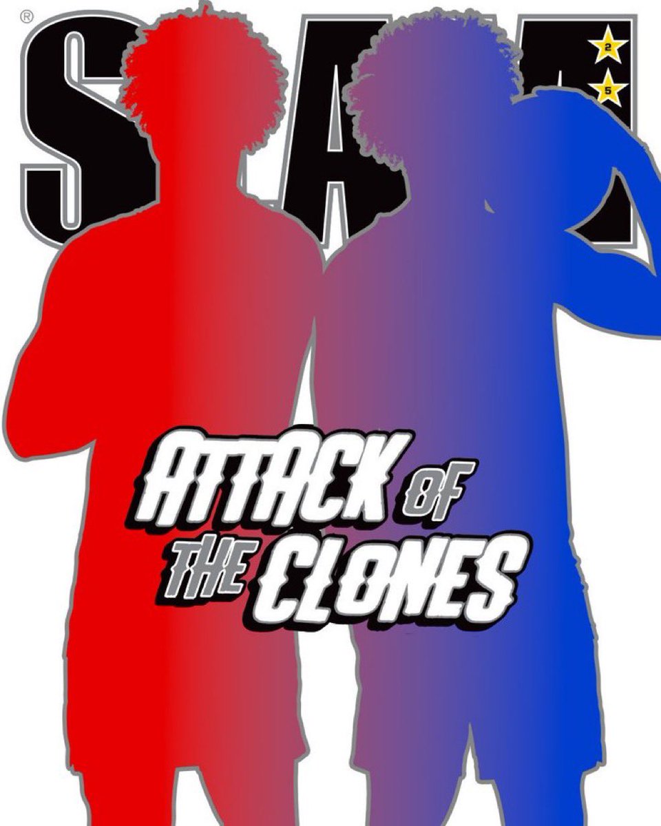 knawtnine's tweet image. It is official the Thompson Twins will have their own SLAM cover releasing tomorrow🔥🔥 #LiftOff