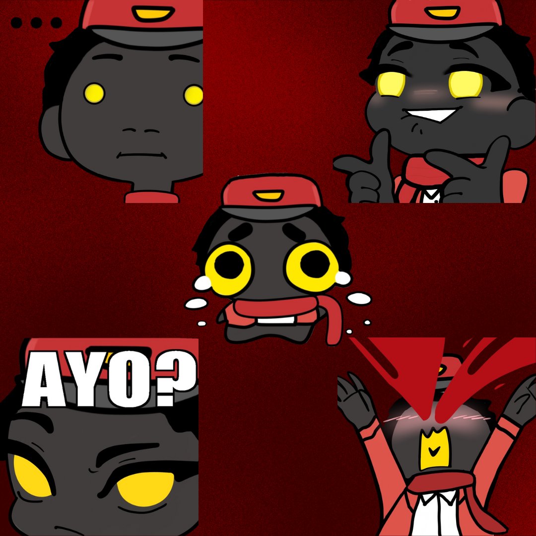 trying to get better at art, here's some emotes i made for (my husband) <a href="/DeLuxInn/">DeLuxInn</a> using bases from <a href="/Takiimikiku/">Loumon</a> !! i think they turned out so cute tbh