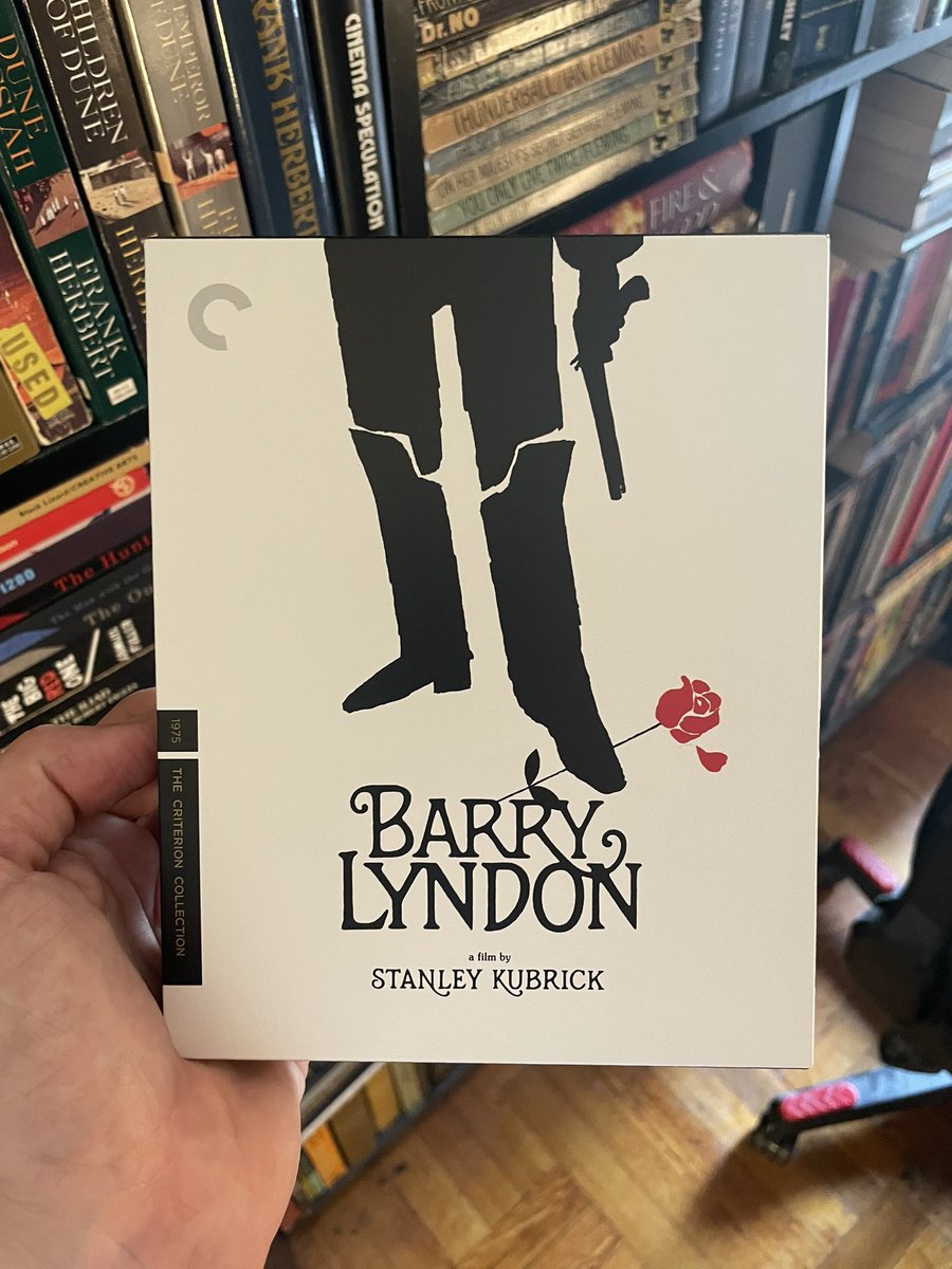 colebrax's tweet image. Fresh addition to my physical media library courtesy of @Criterion, ‘Barry Lyndon’ (1975, dir by Stanley Kubrick).
Perfect excuse for a 50th anniversary review later this year.