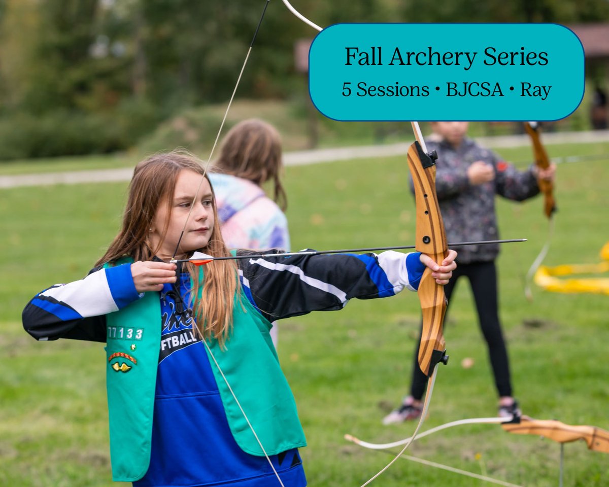 Join us for a 5-session Archery Skills Series, where you'll learn everything from range safety to shooting techniques, while building confidence and having fun. Find more info: bit.ly/3IFFSST
