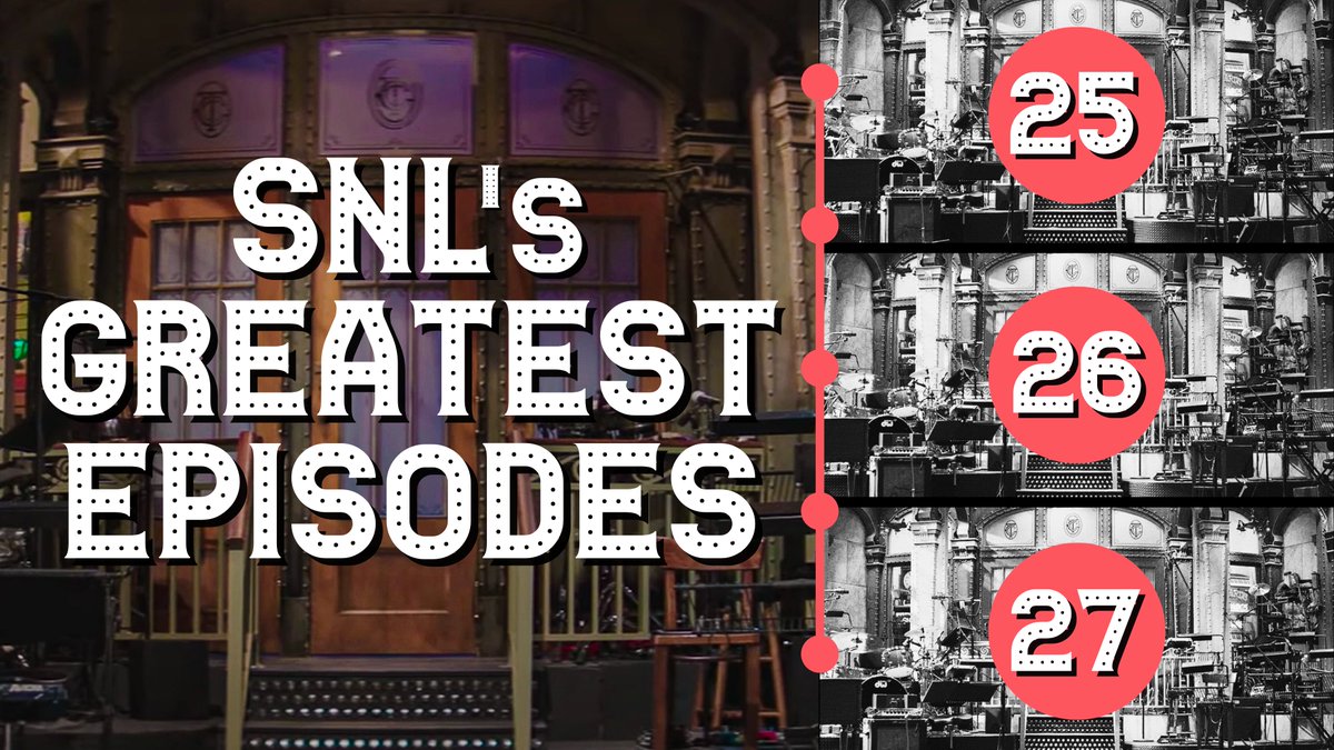 thesnlnetwork's tweet image. Join us tonight at 8PM ET as we continue our celebration of the 50 Greatest #SNL Episodes of All Time, as voted by you!🎙️

What will make the list? Find out as we reveal #25-#27!

youtu.be/z0LP7VKXD8k